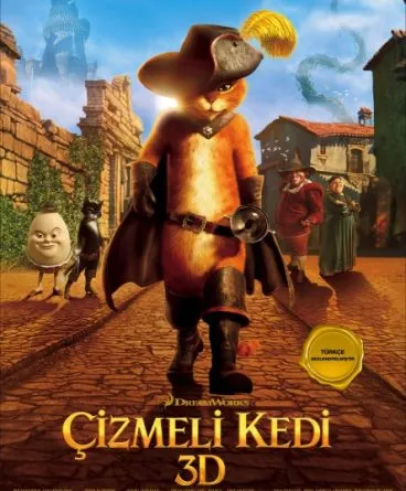 Çizmeli Kedi 1080p Türkçe Dublaj indir – Dual