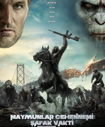 Maymunlar Cehennemi Şafak Vakti 1080p Türkçe Dublaj…