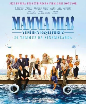 Mamma Mia! Yeniden Başlıyoruz 1080p Türkçe Dublaj İndir